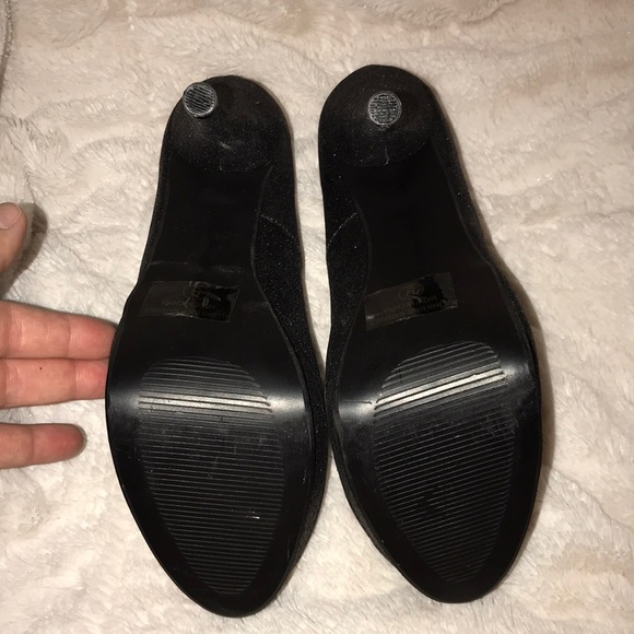 Black sparkly heels - Picture 3 of 5